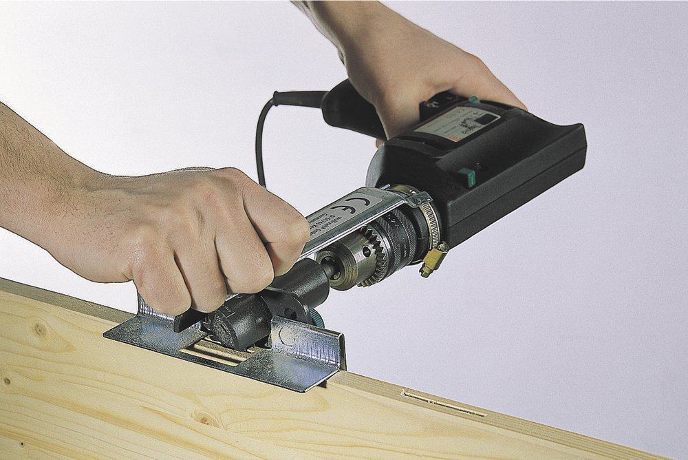 come utilizzare le frese per legno Supporto per fresa per trapano