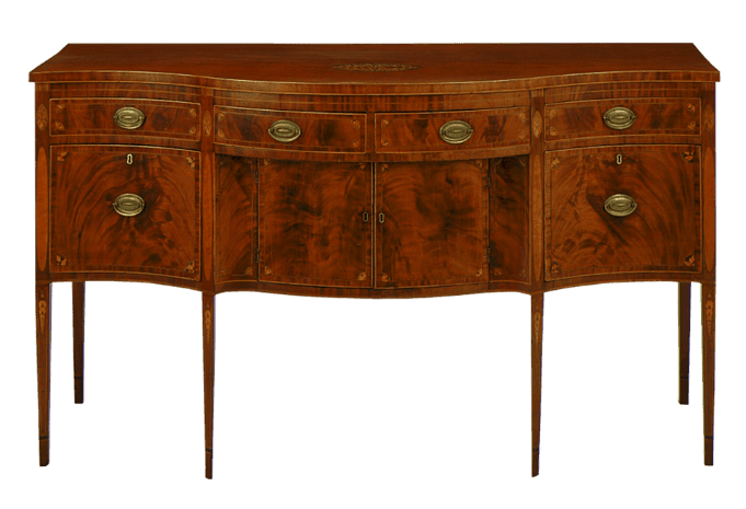 credenza in legno mogano