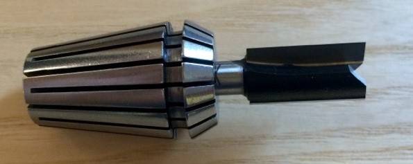 Come prendere la fresa nella pinza elastica - metodo giusto Pinza elastica - fresa inserita giusta