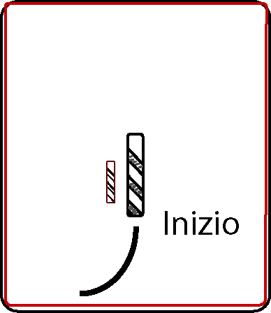 spiegazione grafica di sfinestratura a ripresa con raggio 3mm