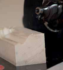 test di taglio con una fresa Fraiser Tools