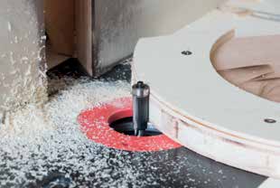 reazione dei cuscinetti delle frese per legno Fraiser Tools durante un test